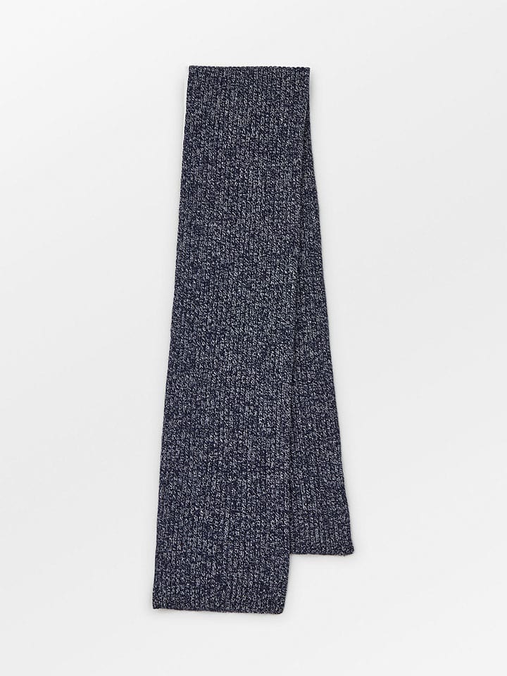 Becksöndergaard Wełniany szal w kolorze granatowym - 170 x 25 cm rozmiar: onesize