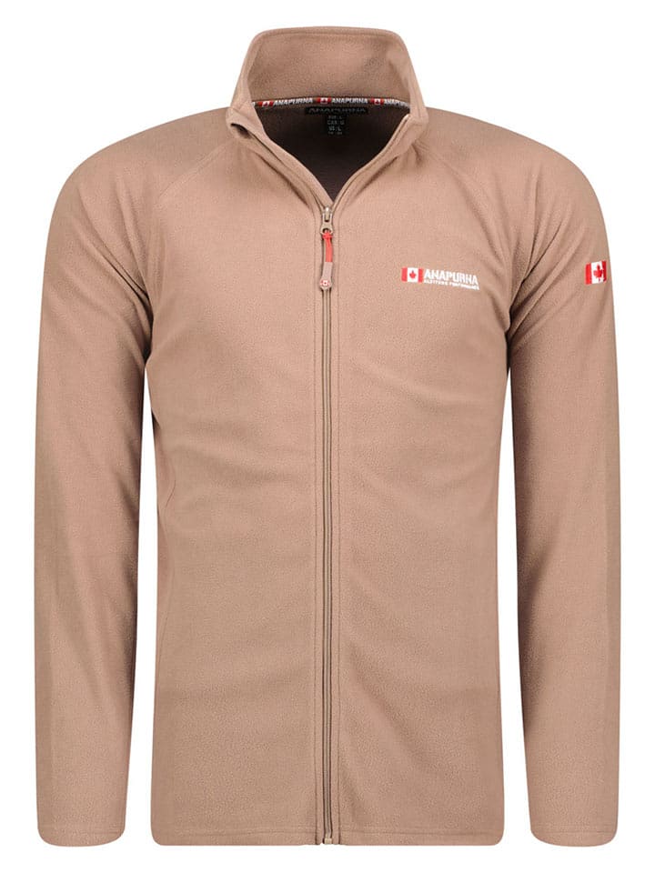 ANAPURNA Kurtka polarowa "Tonneau" w kolorze beżowym rozmiar: 3XL