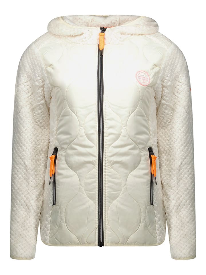 Geographical Norway Kurtka polarowa "Torsade" w kolorze kremowym rozmiar: L