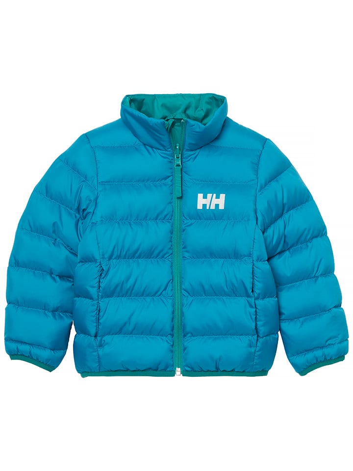 Helly Hansen Dwustronna kurtka pikowana "Dalen" w kolorze niebiesko-zielonym rozmiar: 110