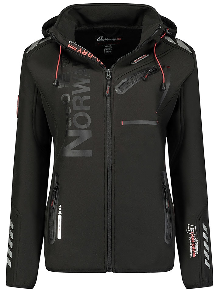 Geographical Norway Kurtka softshellowa "Reine" w kolorze czarnym rozmiar: M