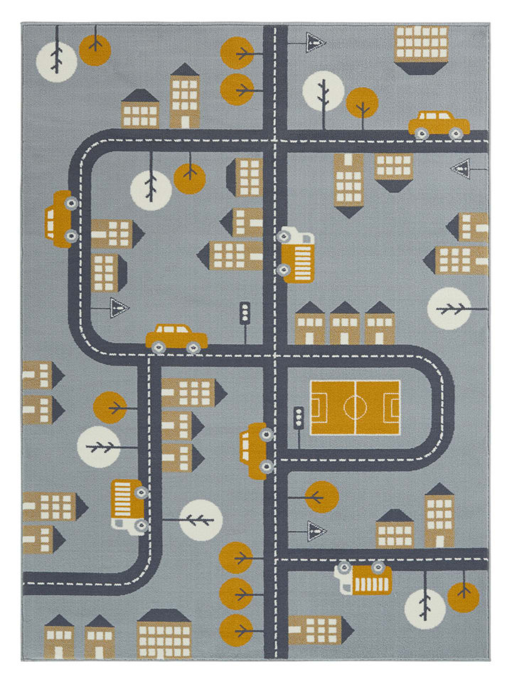 Hanse Home Dywan "Town" w kolorze jasnoszaro-musztardowym rozmiar: 160x220 cm