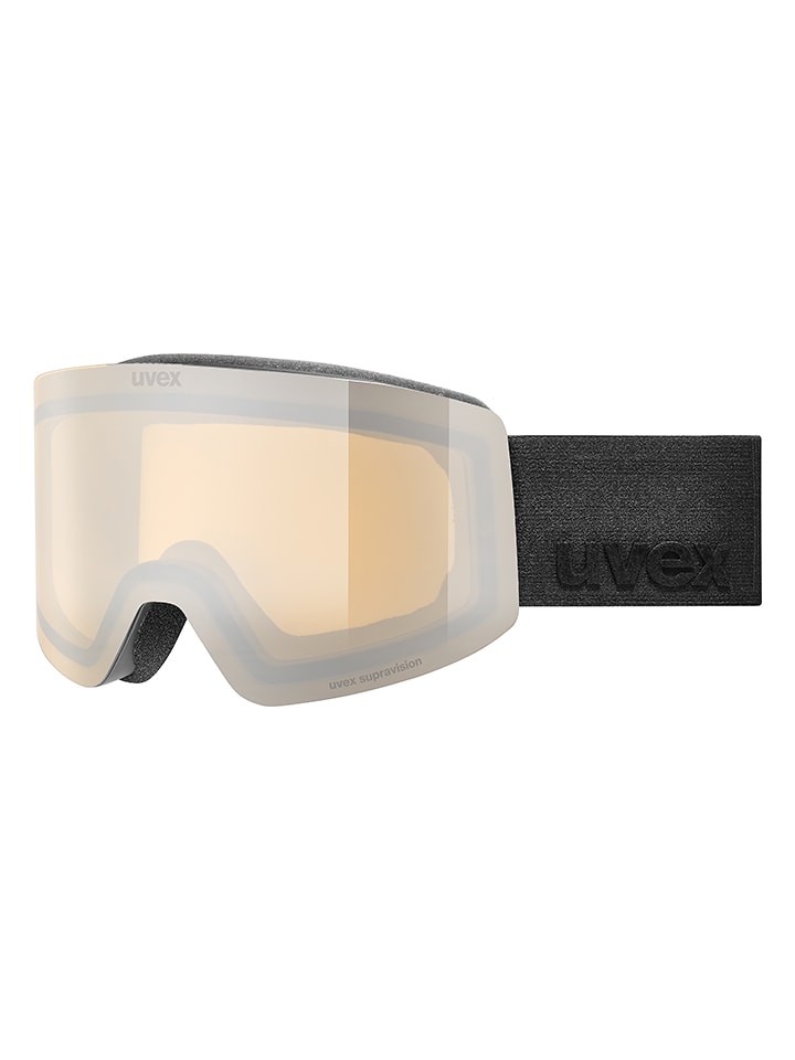 Uvex Gogle narciarskie "Pwdr FM" w kolorze żółto-czarnym rozmiar: onesize