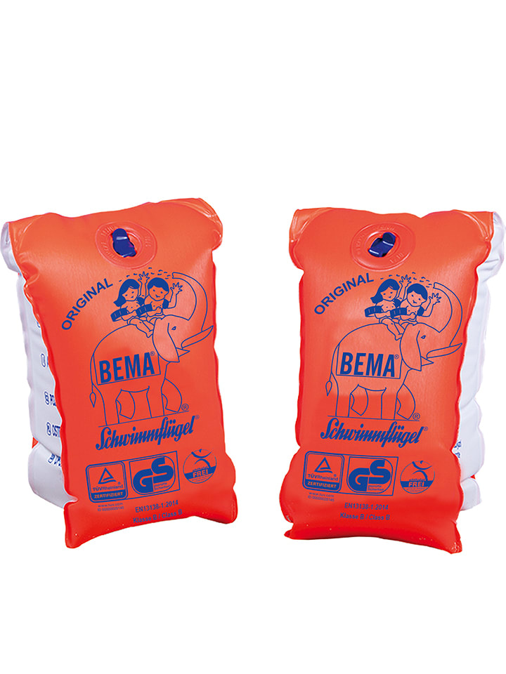 BEMA Rękawki w kolorze pomarańczowym do pływania - 0+ rozmiar: onesize