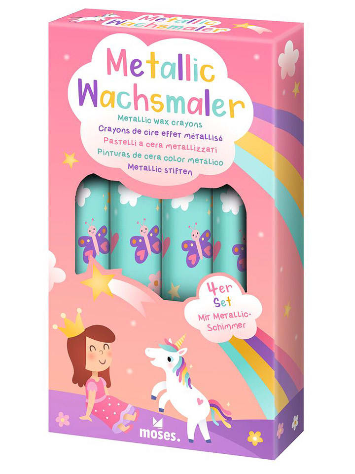 moses. Kredki woskowe (4 szt.) - 3+ rozmiar: onesize