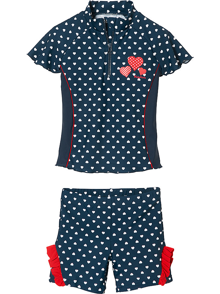 Playshoes 2-częściowy zestaw kąpielowy w kolorze granatowym rozmiar: 122/128