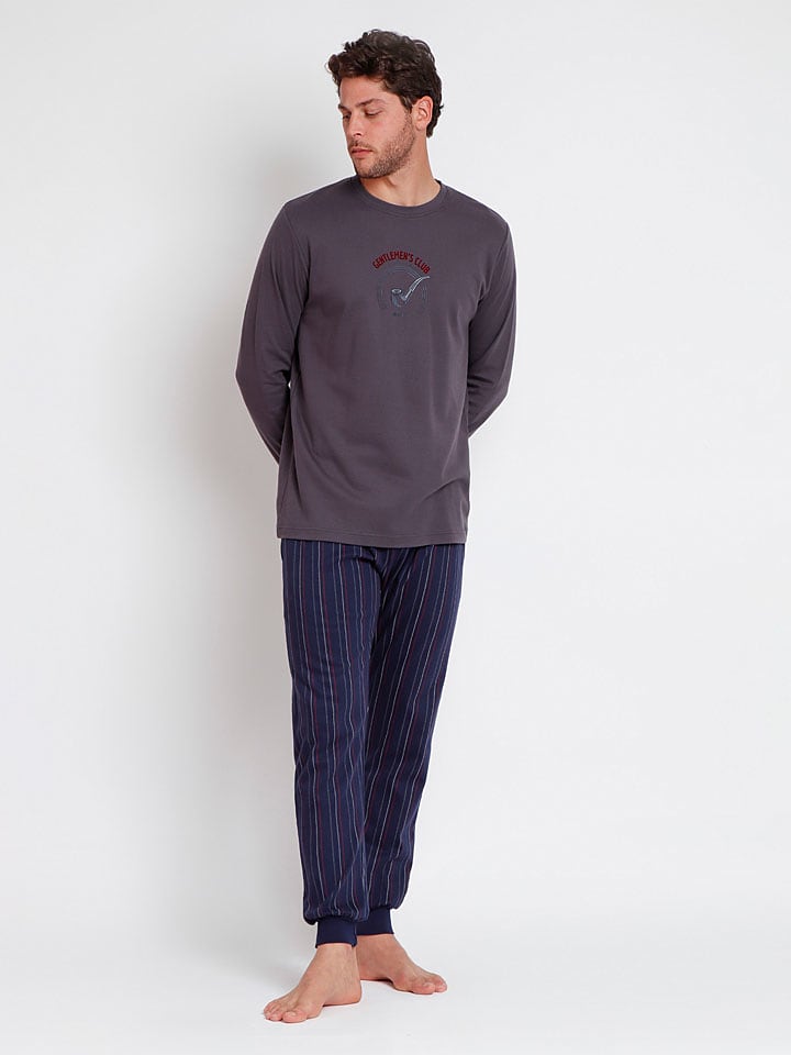 admas Piżama w kolorze szarym rozmiar: XL