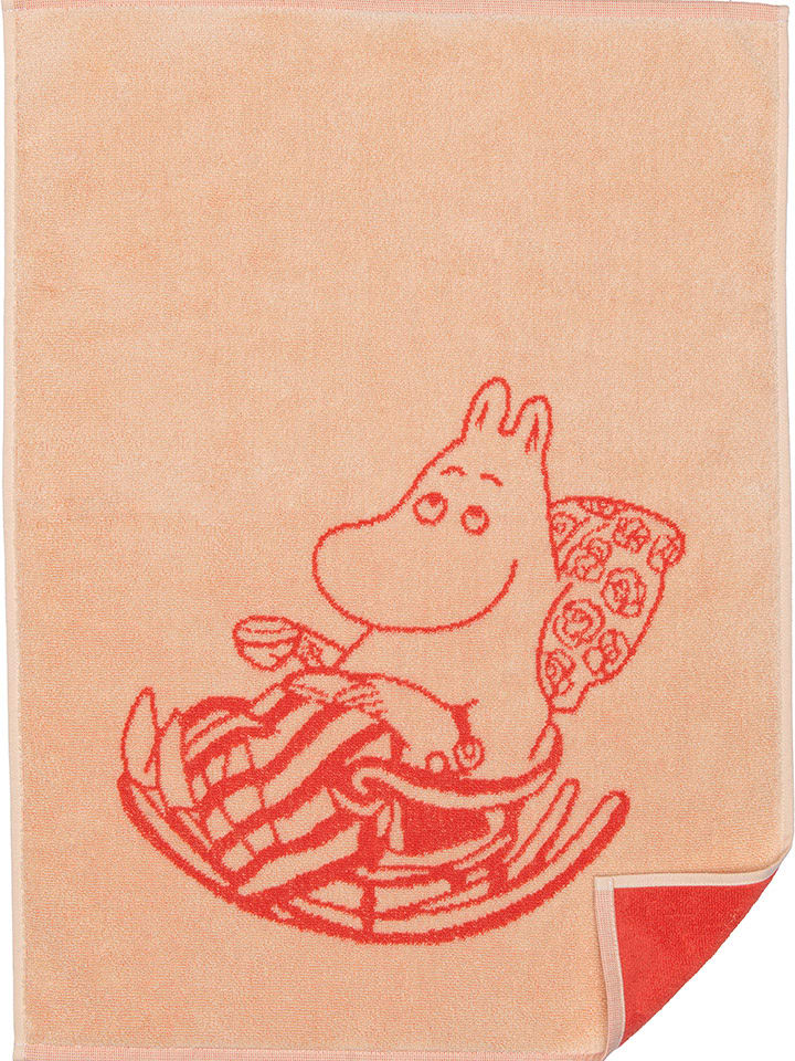 Moomin Ręcznik "Moominpappa" w kolorze pomarańczowym do rąk - 70 x 50 cm rozmiar: onesize