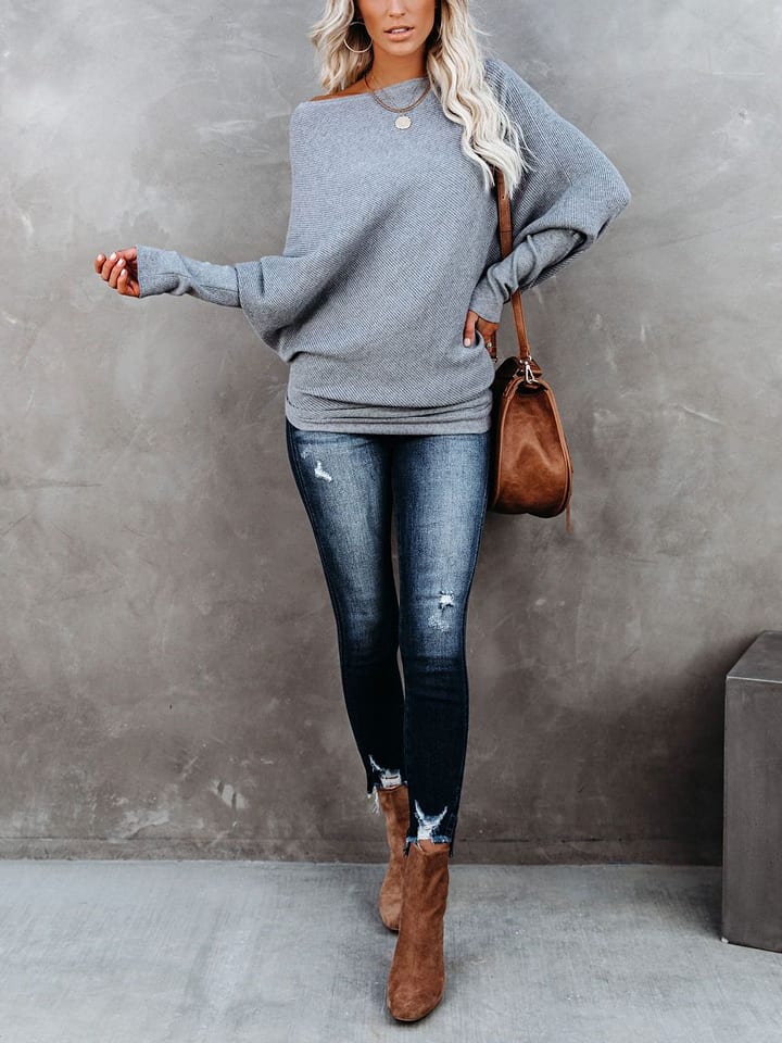 LA Angels Sweter w kolorze szarym rozmiar: M