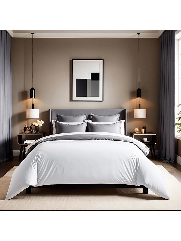 Colourful Cotton Poszwa renforcè w kolorze białym na kołdrę rozmiar: 240x220 cm