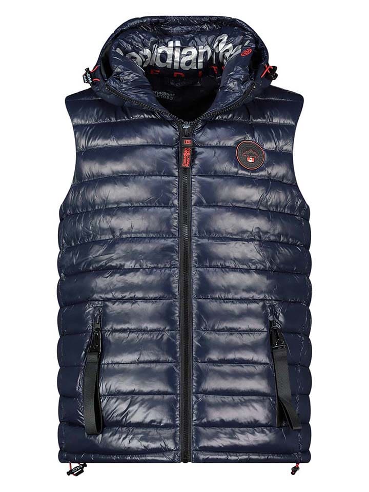 Canadian Peak Kamizelka pikowana "Valneak" w kolorze granatowym rozmiar: XL