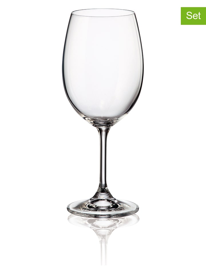 Ogo Living Kieliszki (6 szt.) "Oslo" do czerwonego wina - 450 ml rozmiar: onesize