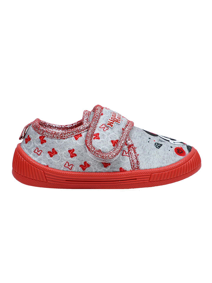 Walt Disney Slippersy w kolorze szaro-czerwonym rozmiar: 27