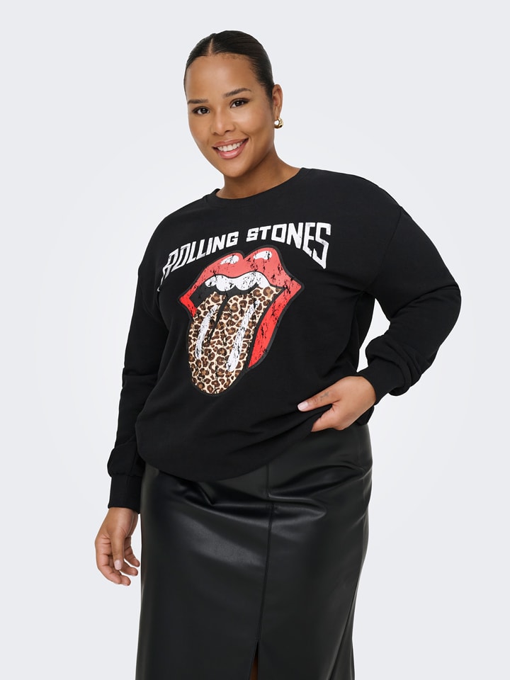 ONLY Carmakoma Bluza w kolorze czarnym rozmiar: 46/48