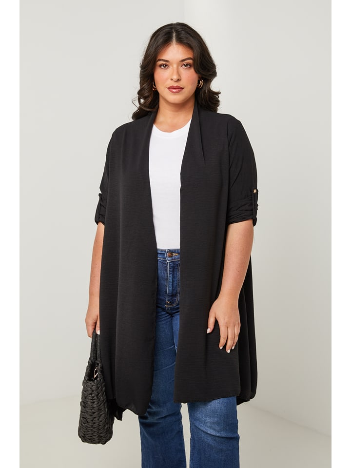 Curvy Lady Kardigan w kolorze czarnym rozmiar: 44/46