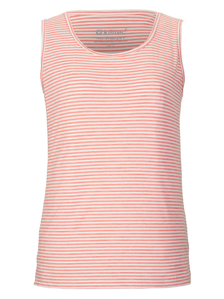 Killtec Top funkcyjny "KOS 63" w kolorze jasnoróżowo-białym rozmiar: 46