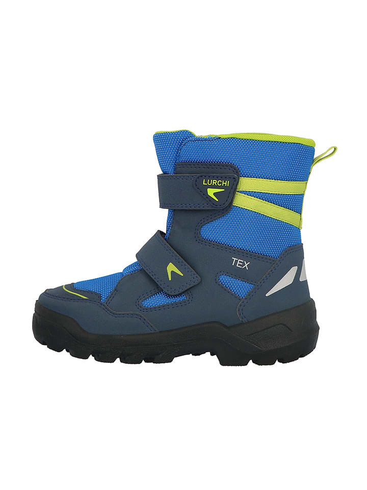 Lurchi Botki zimowe "Kagan" w kolorze niebieskim rozmiar: 28