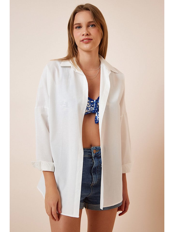 Happiness Istanbul Koszula w kolorze kremowym rozmiar: 36