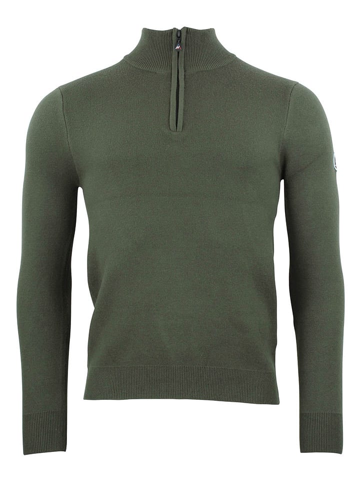 Peak Mountain Sweter "Charlito" w kolorze zielonym rozmiar: L