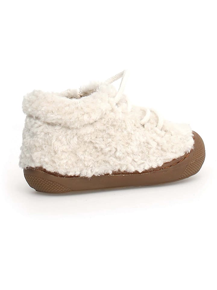 Naturino Botki "Cocoon" w kolorze kremowym rozmiar: 26