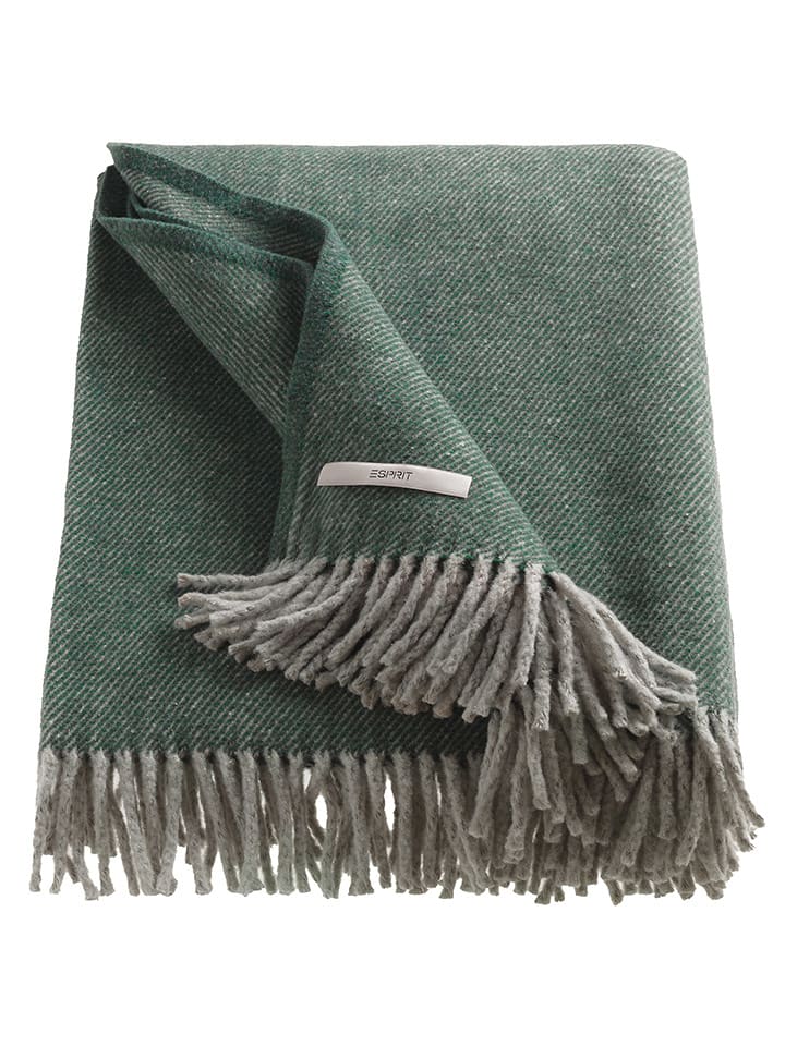 ESPRIT Pled "Jade" w kolorze zielonym rozmiar: 140x200 cm
