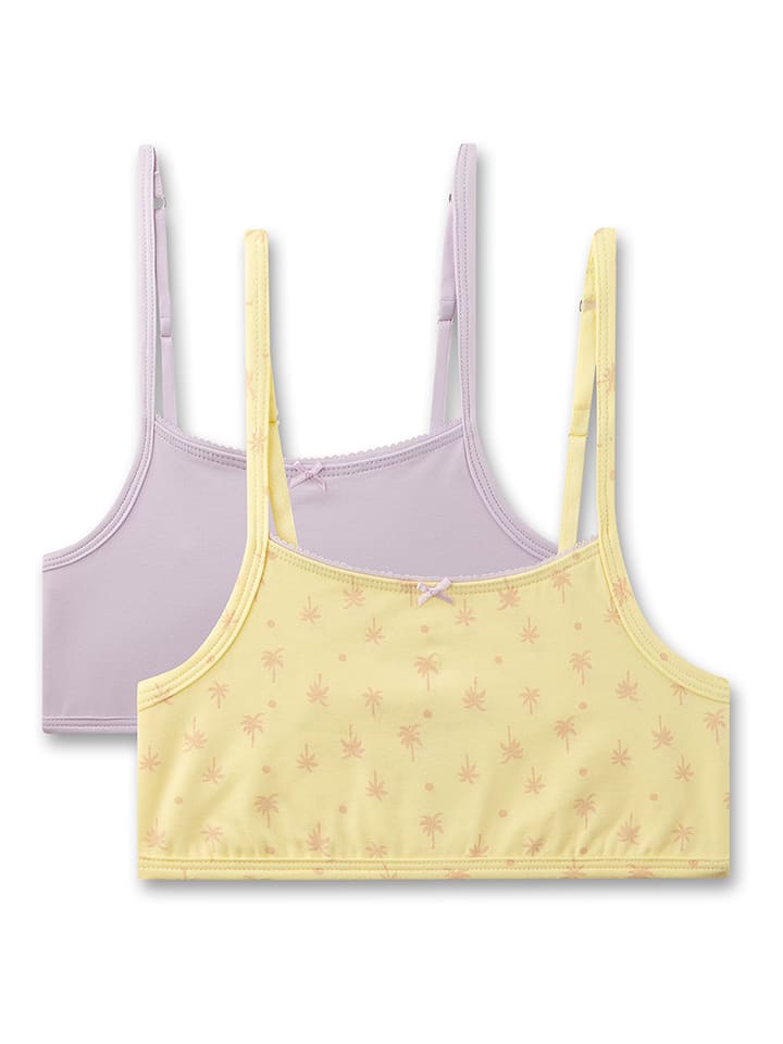 Sanetta Topy (2 szt.) w kolorze fioletowo-żółtym rozmiar: 164