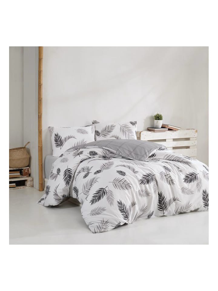 Elizabed Komplet pościeli renforcé w kolorze szarym rozmiar: 155x200 cm