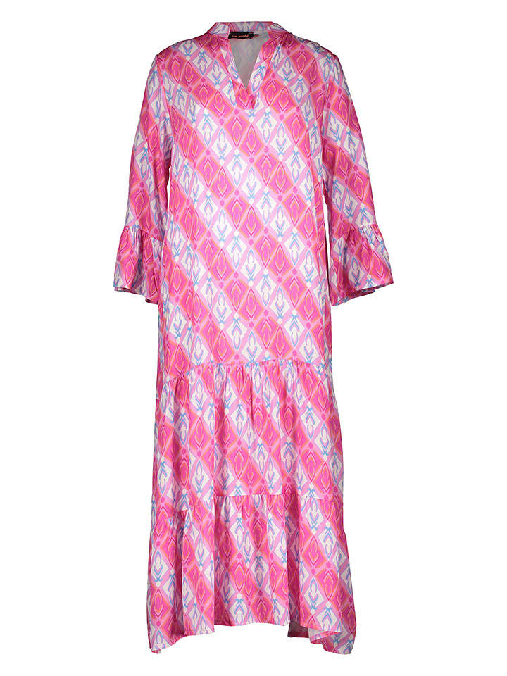 miss goodlife Sukienka w kolorze błękitno-różowym rozmiar: S