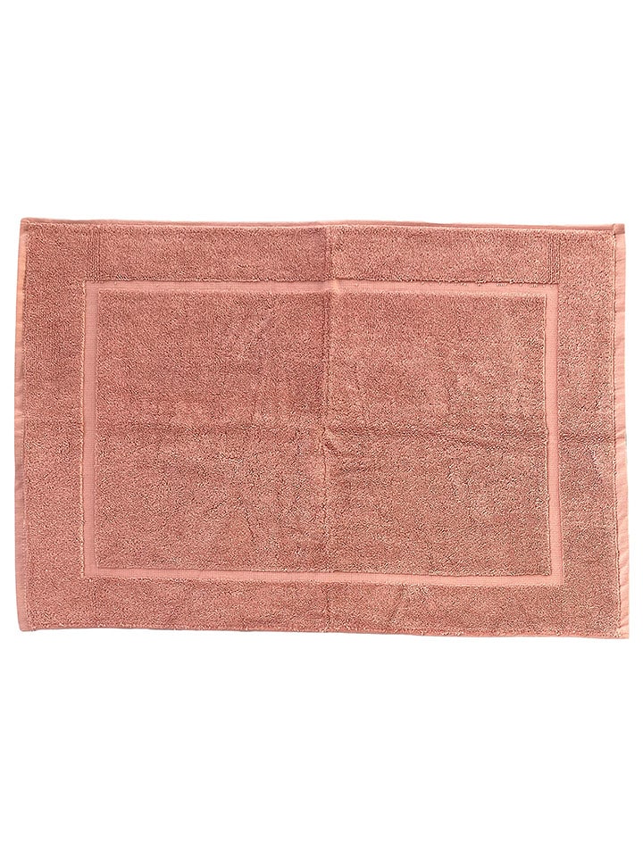Soft by Perle de Coton Dywanik łazienkowy w kolorze jasnoróżowym - 50 x 80 cm rozmiar: 50x80 cm