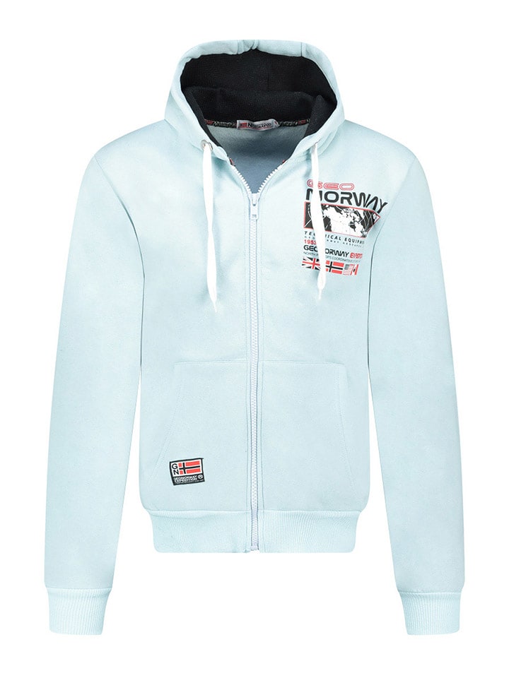 Geographical Norway Bluza "Golme" w kolorze błękitnym rozmiar: S