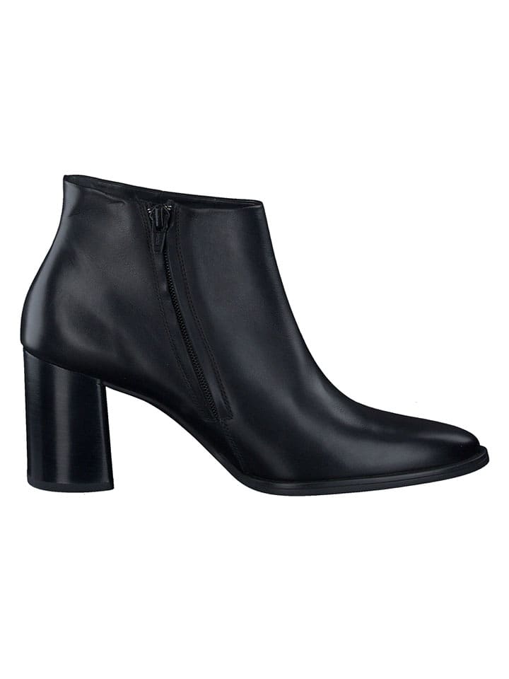 Paul Green Skórzane botki w kolorze czarnym rozmiar: 38