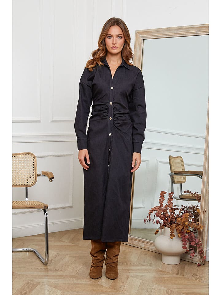 Joséfine Sukienka "Malone" w kolorze czarnym rozmiar: S