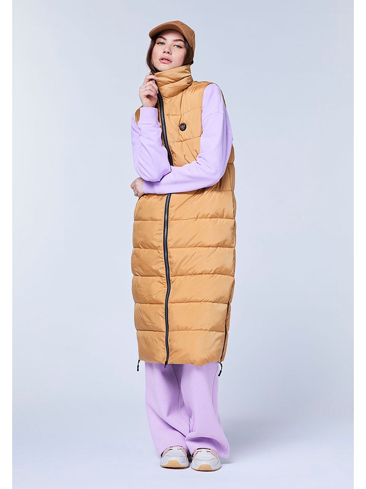 Chiemsee Kamizelka funkcyjna w kolorze jasnobrązowym rozmiar: XS