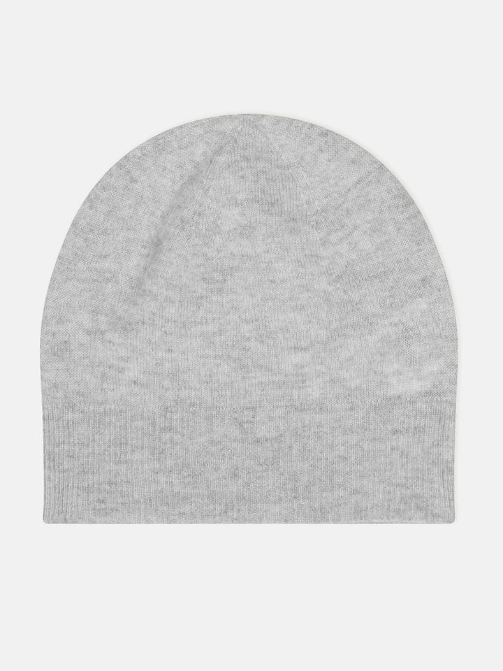 Perfect Cashmere Kaszmirowa czapka beanie "Faith" w kolorze jasnoszarym rozmiar: onesize