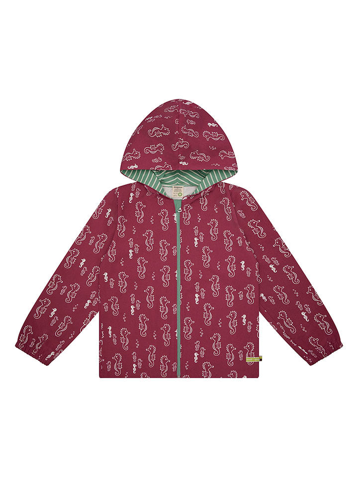 loud + proud Kurtka w kolorze czerwono-białym rozmiar: 134/140