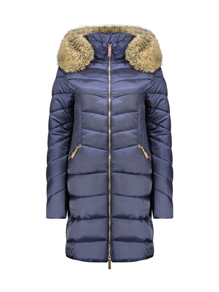 Canadian Peak Płaszcz zimowy "Bololitaeak" w kolorze granatowym rozmiar: XXL