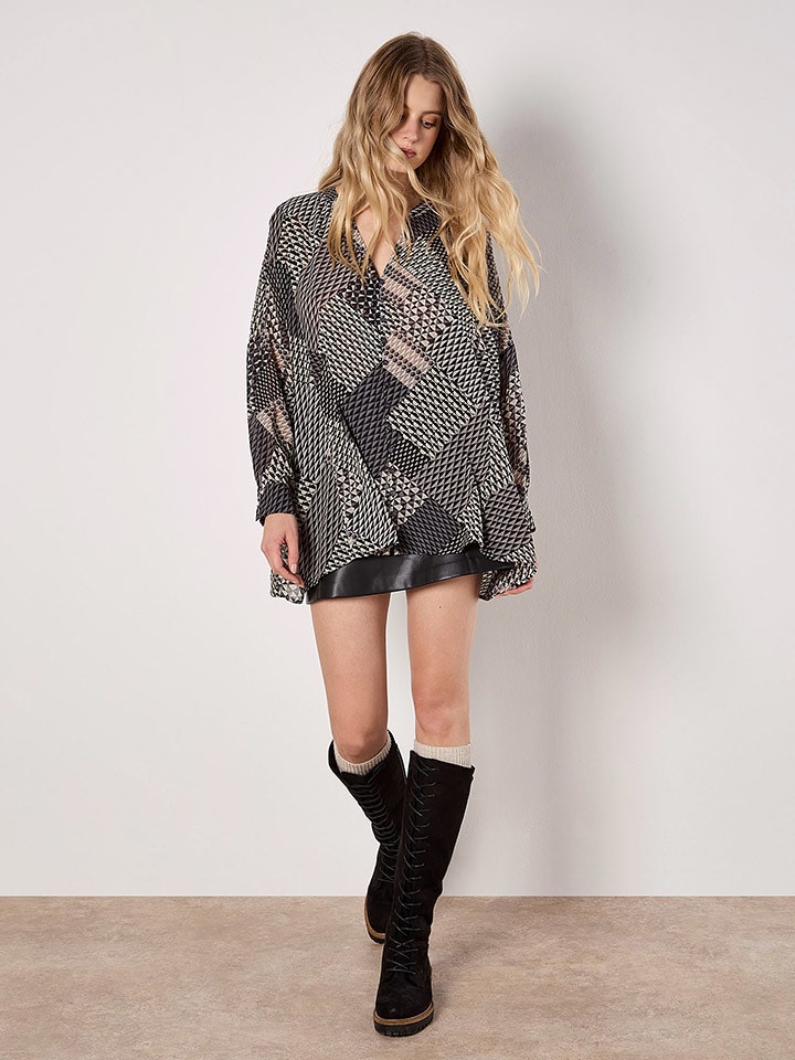 Apricot Bluzka w kolorze czarnym rozmiar: XS