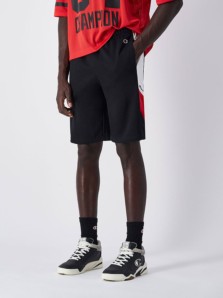 Champion Szorty w kolorze czarno-czerwono-białym rozmiar: XL