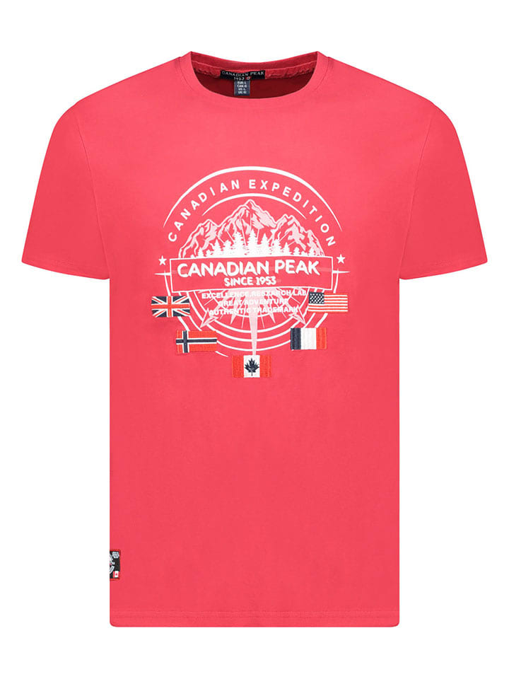 Canadian Peak Koszulka "Jovanyeak" w kolorze czerwonym rozmiar: XL