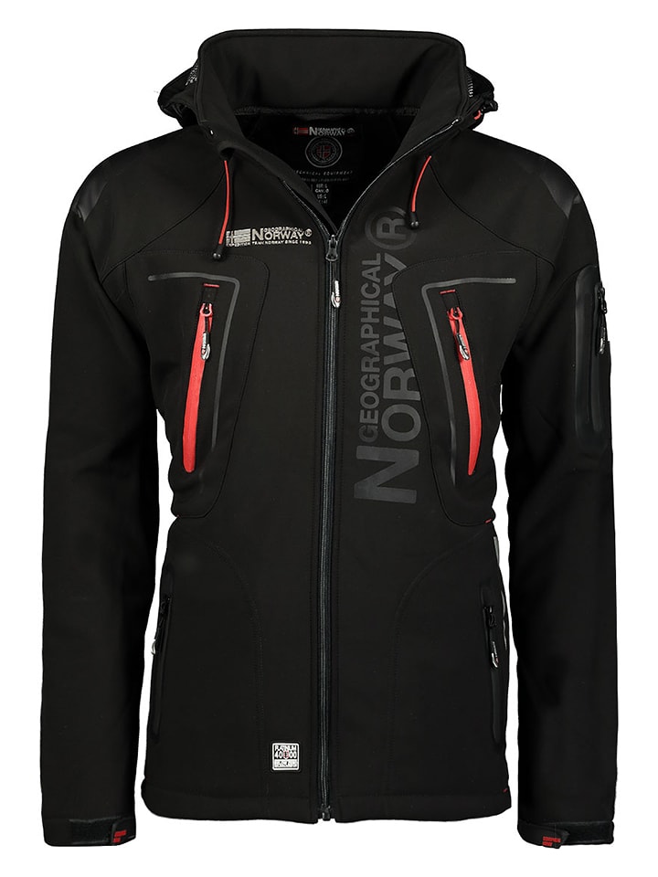 Geographical Norway Kurtka softshellowa "Techno" w kolorze czarnym rozmiar: XXL