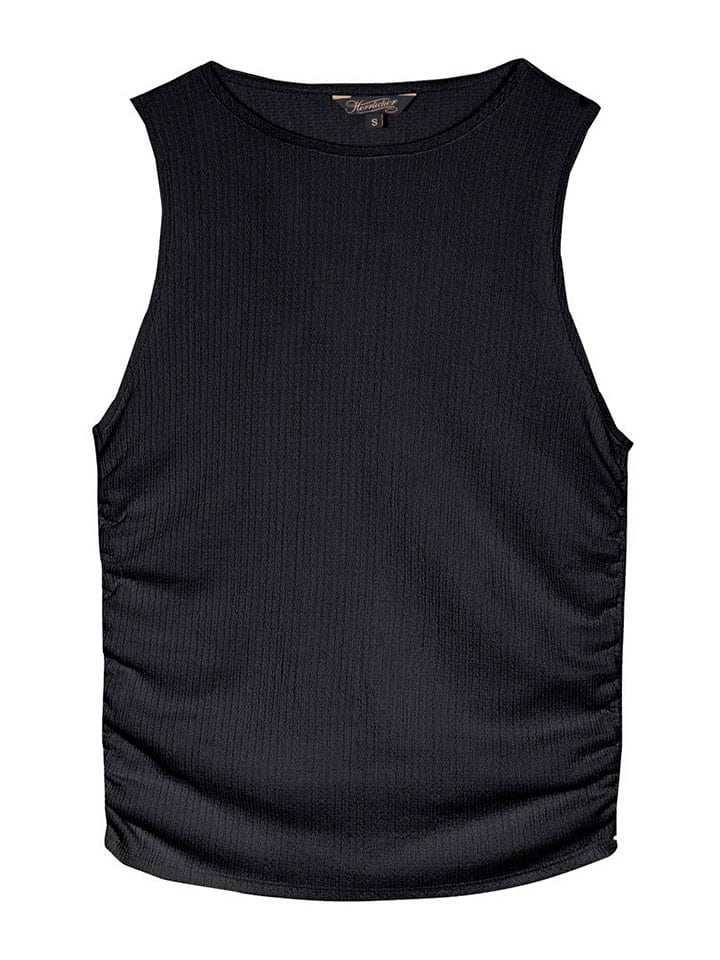 Herrlicher Top w kolorze czarnym rozmiar: XS