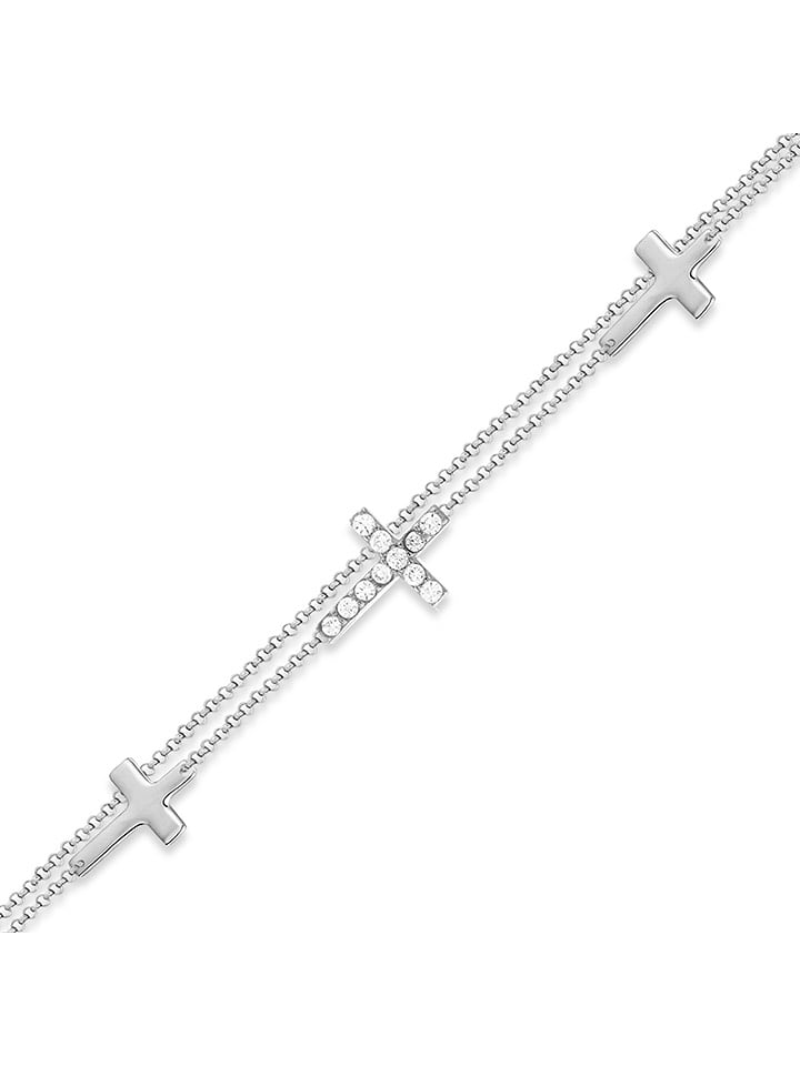 Eclat d'Argent Srebrna bransoletka z elementem ozdobnym rozmiar: onesize