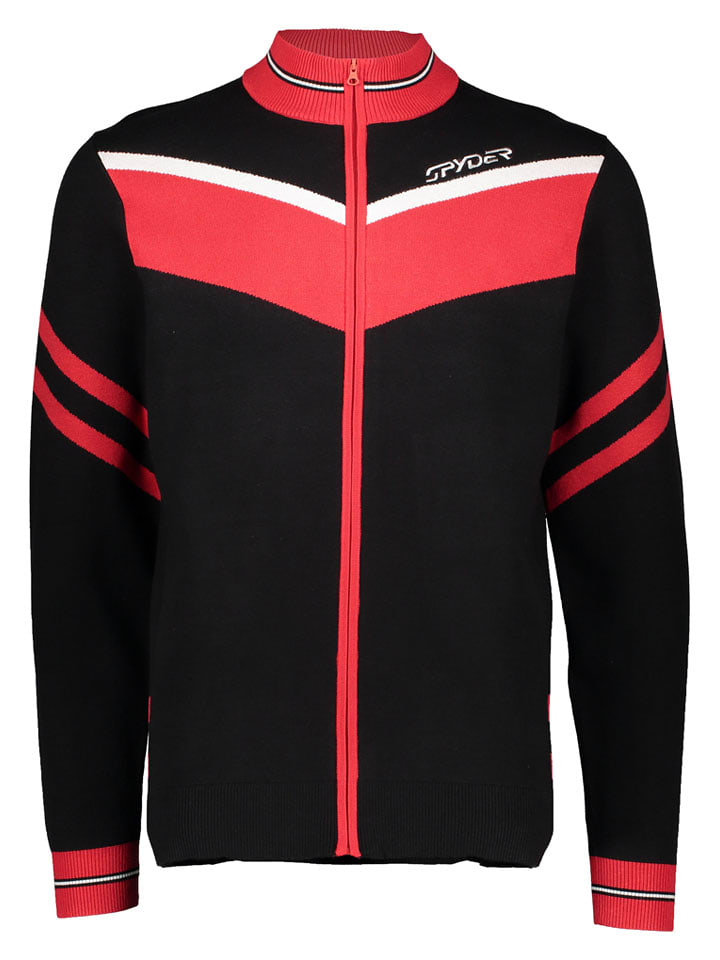 SPYDER Kurtka sportowa "Garmisch" w kolorze czarno-różowym rozmiar: XL