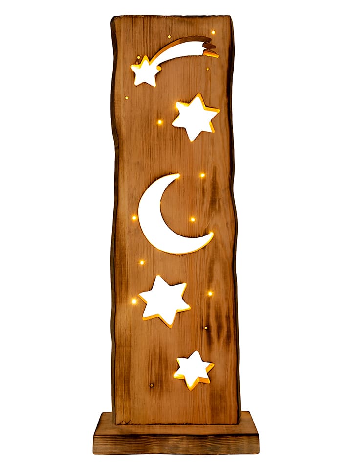 näve Lampa dekoracyjna LED w kolorze brązowym - wys. 60 cm rozmiar: onesize