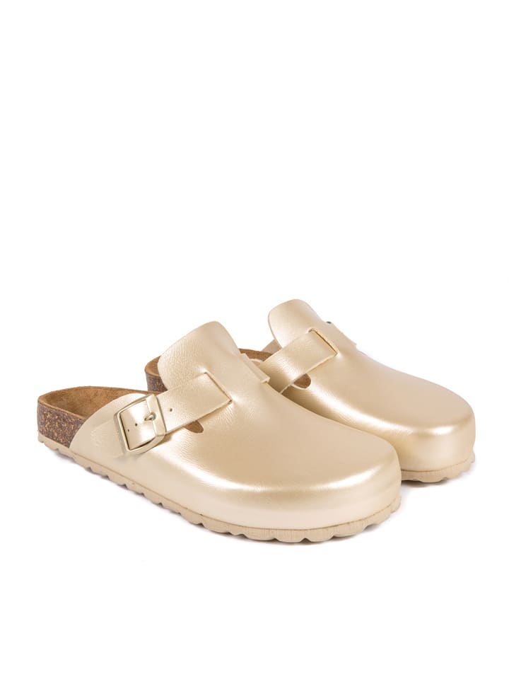 BABUNKERS Family Klapki w kolorze złotym rozmiar: 40