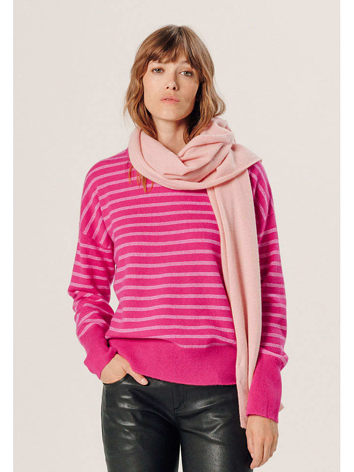 Rodier Kaszmirowy sweter w kolorze różowym rozmiar: L