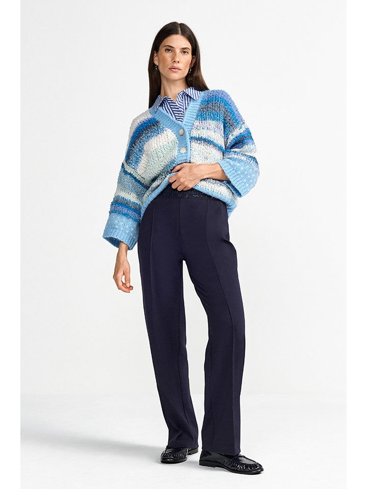 Rich & Royal Spodnie w kolorze granatowym rozmiar: 36