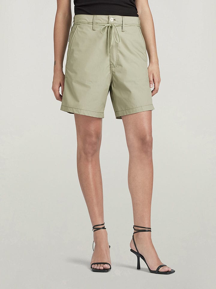 G-Star Szorty "Lintell" w kolorze oliwkowym rozmiar: W33