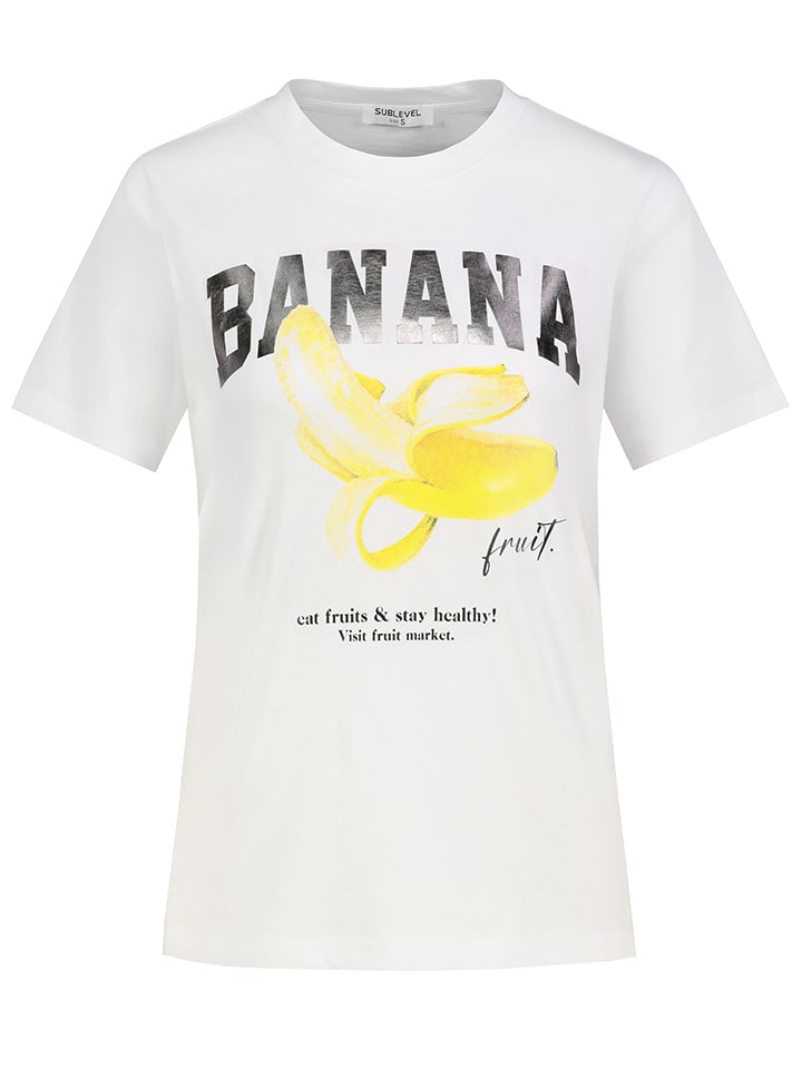 Sublevel Koszulka w kolorze białym rozmiar: XS