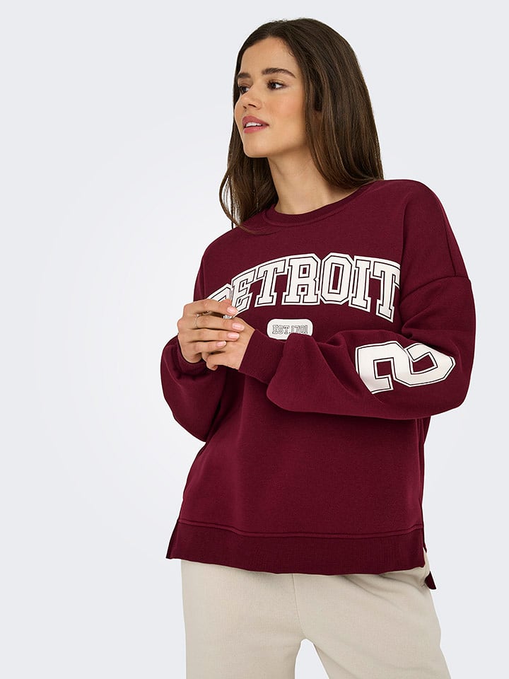 ONLY Bluza w kolorze bordowym rozmiar: S